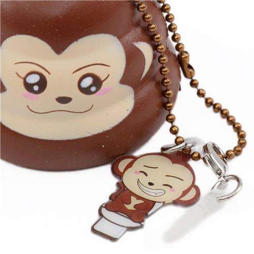 Squishy perfumado edición limitada caca caquita marrón cara de mono Creamiicandy 3