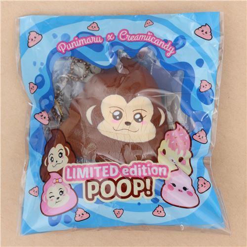 Squishy perfumado edición limitada caca caquita marrón cara de mono Creamiicandy 6