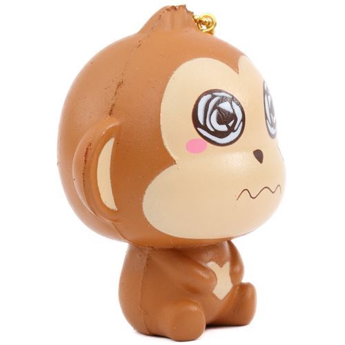 scented mini cheeki baby monkey big eye squishy by Puni Maru 2