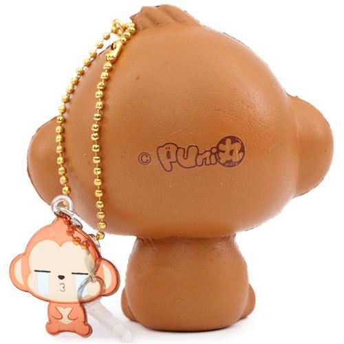 scented mini cheeki baby monkey big eye squishy by Puni Maru - modeS4u