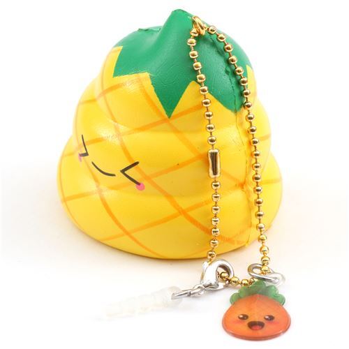squishy profumato Crazy Poo gialla ananas Puni Maru 2