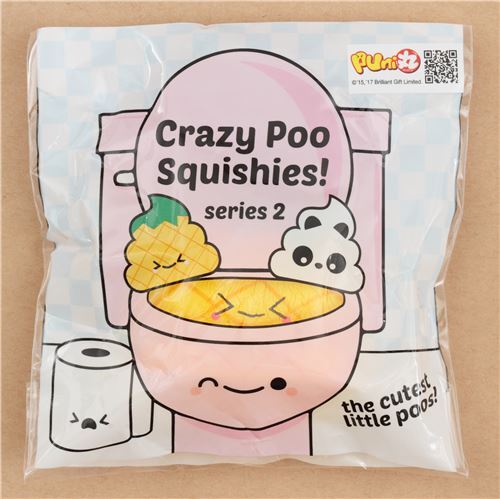 squishy profumato Crazy Poo gialla ananas Puni Maru 3