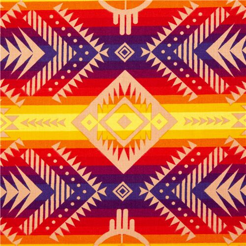 tessuto coperte serape motivo geometrico strisce colorate Tucson Tessuto
