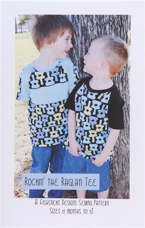 Patron pour T-shirt enfant avec des manches raglan