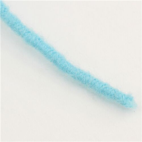 Fil de laine lastique 1 m bleu ciel, import du Japon 4