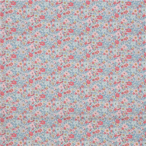 Chutes de tissu de (26 x 110 cm) - Tissu Liberty Fabrics avec des petites fleurs de jardin entass�es 3