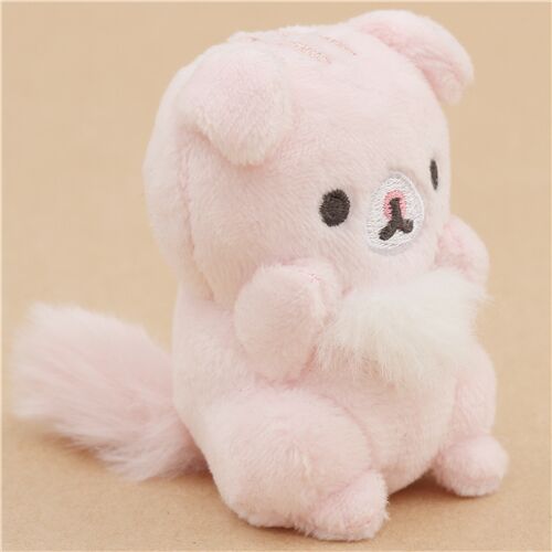 small pink Corocoro Coronya Plum chan cat plush toy 2