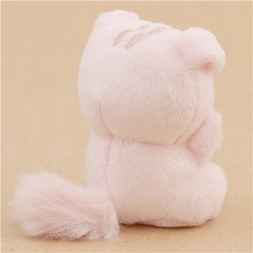 small pink Corocoro Coronya Plum chan cat plush toy 3