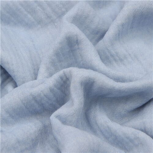 Blaue Doppel-Gaze Stoff