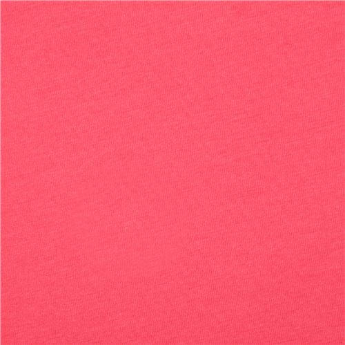 Tela de punto lisa rojo coral rosa de Robert Kaufman Tela