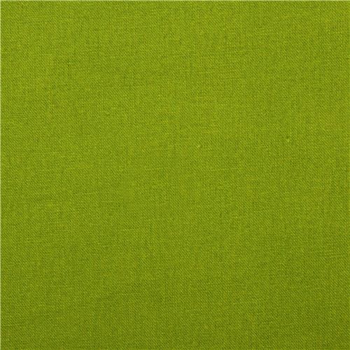 gras grner echino Canvas Stoff aus Japan einfarbig Stoff