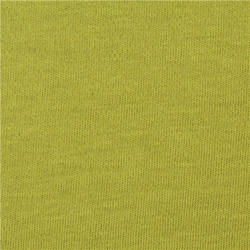 solid light green birch knit organic fabric from the USA Fabric