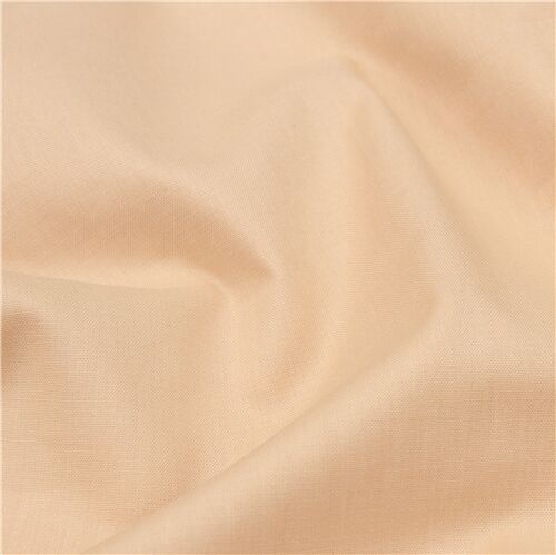 Tela de algodn lisa Kona cotton de Robert Kaufman en marrn beis Tela
