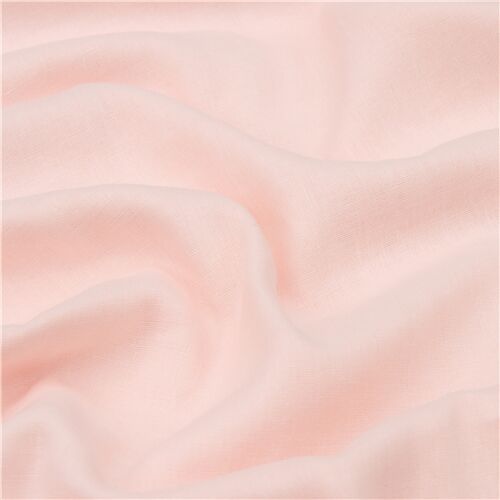 solid light pink-peach double gauze fabric by Cosmo Fabric