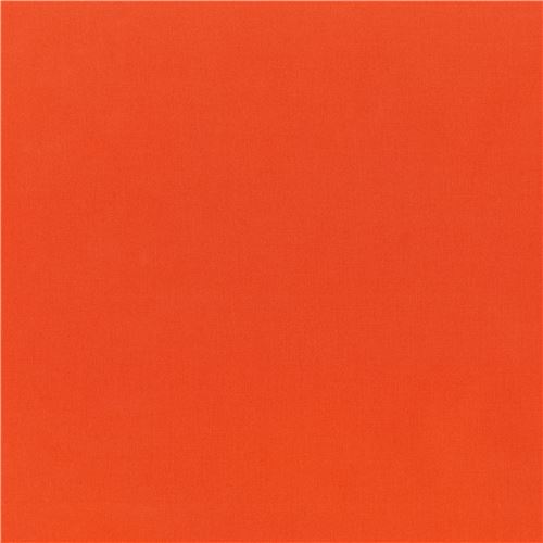 tessuto arancione tinta unita Kona Robert Kaufman USA Tiger Lily Tessuto