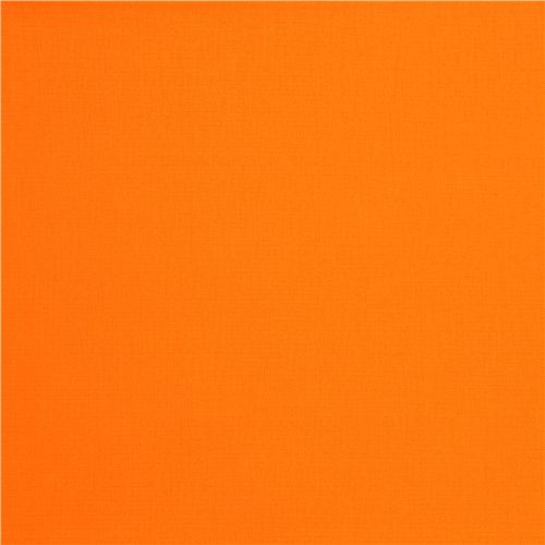 Tessuto tinta unita arancione Robert Kaufman USA Orange Tessuto