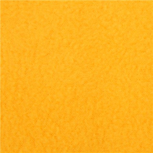 solid orange-yellow fleece fabric by Copenhagen Print Factory Fabric