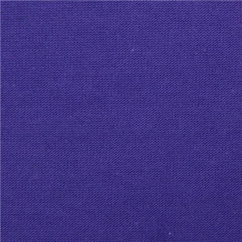 solid purple Robert Kaufman knit fabric Amethyst Fabric