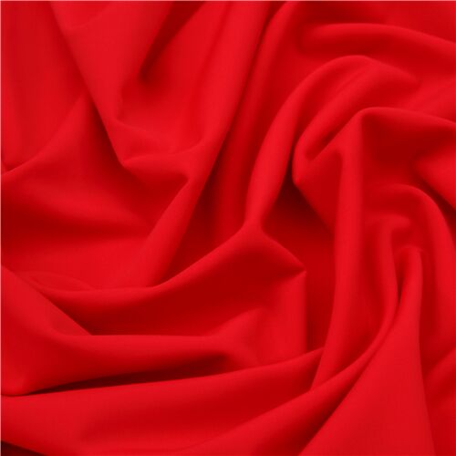 tessuto rosso tinta unita costumi da bagno maglina Tessuto