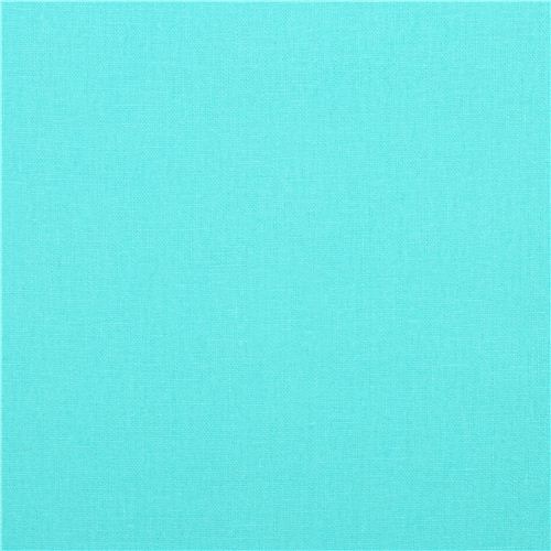 Toile Echino unie turquoise, importe du Japon  Tissu