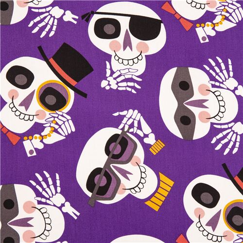 Haunted House Bone Jour Fabric