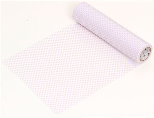 Cinta decor. washi s�per ancha 20cm lunares lila de mt Casa 2