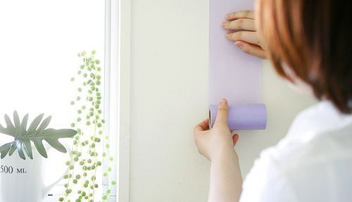 Ruban adh�sif d�co mt Casa en Washi super large 20 cm marron 0