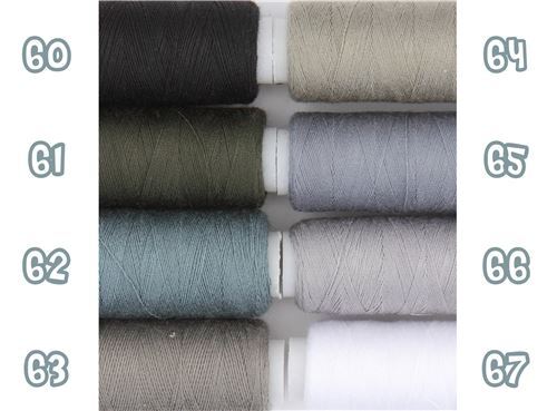 Carrete de hilo 53 marrón gris claro 8