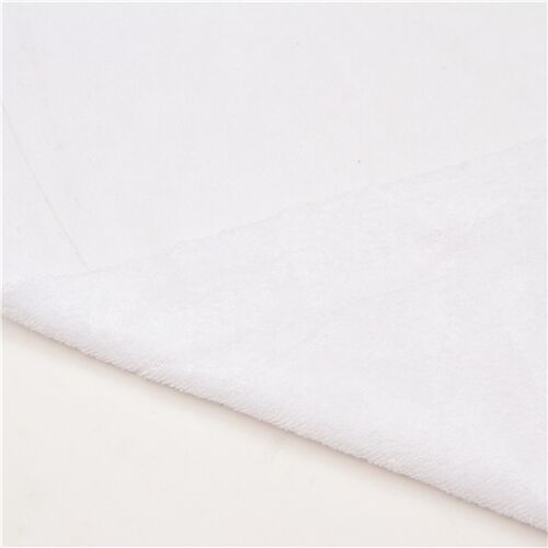 White Bamboo Viscose Towel Terrycloth Fabric