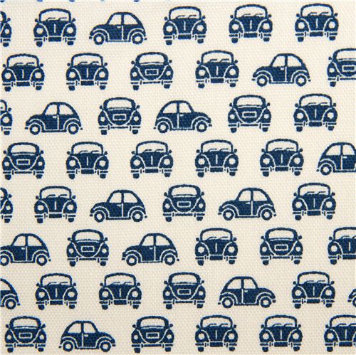 white oxford fabric with blue cars de Jap�n2