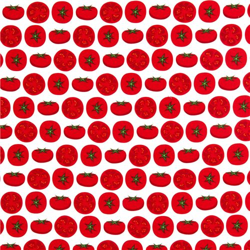 white tomato fabric de Robert Kaufman 2