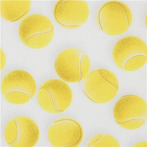 Sports Life Tossed Tennis Ball Fabric