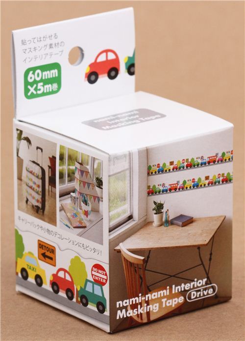 wide car bus Tape wall deco tape from Japan  2