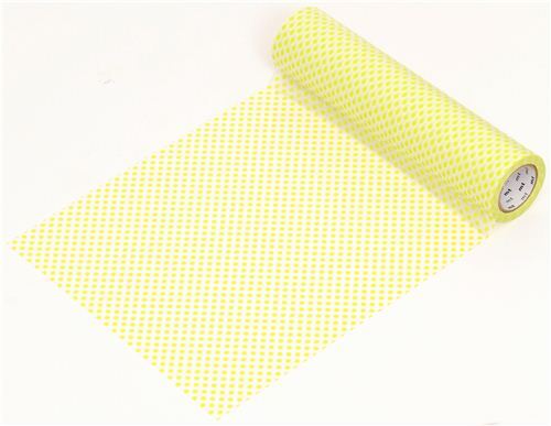 Cinta decor. washi s�per ancha 20cm lunar verde ne�n mt Casa 2