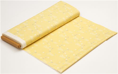 gelber birch M�wen Bio-Stoff 3