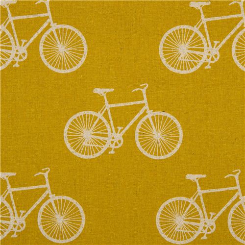 yellow echino bike laminate fabric cycling Fabric