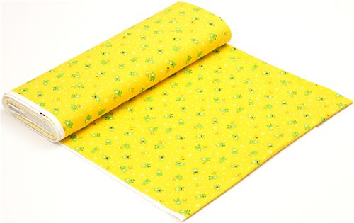 gelber Fr�schlein Stoff von Cosmo aus Japan 3