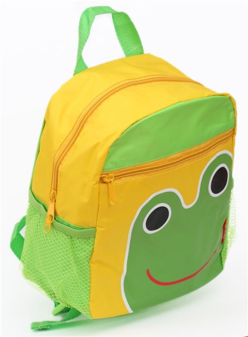 Gelbe gr�ne Frosch Kinder Rucksack Schultasche 2