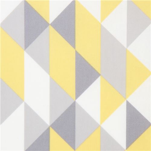 yellow grey shape laminate organic fabric by Cloud 9 Simpatico Fabric
