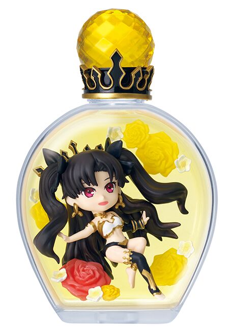 yellow jewel top Fate Grand Order flower herbarium miniatures Ishtar black hair 3