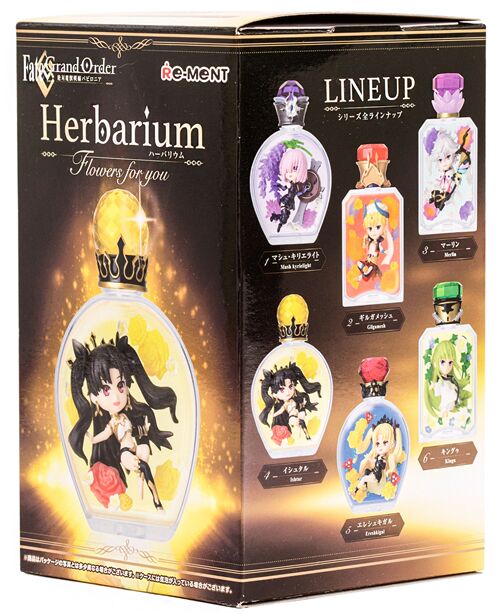 yellow jewel top Fate Grand Order flower herbarium miniatures Ishtar black hair 2